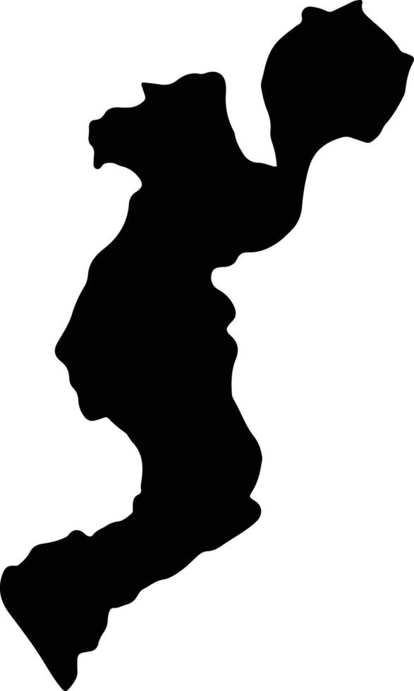 Roscio Venezuela silhouette map vector