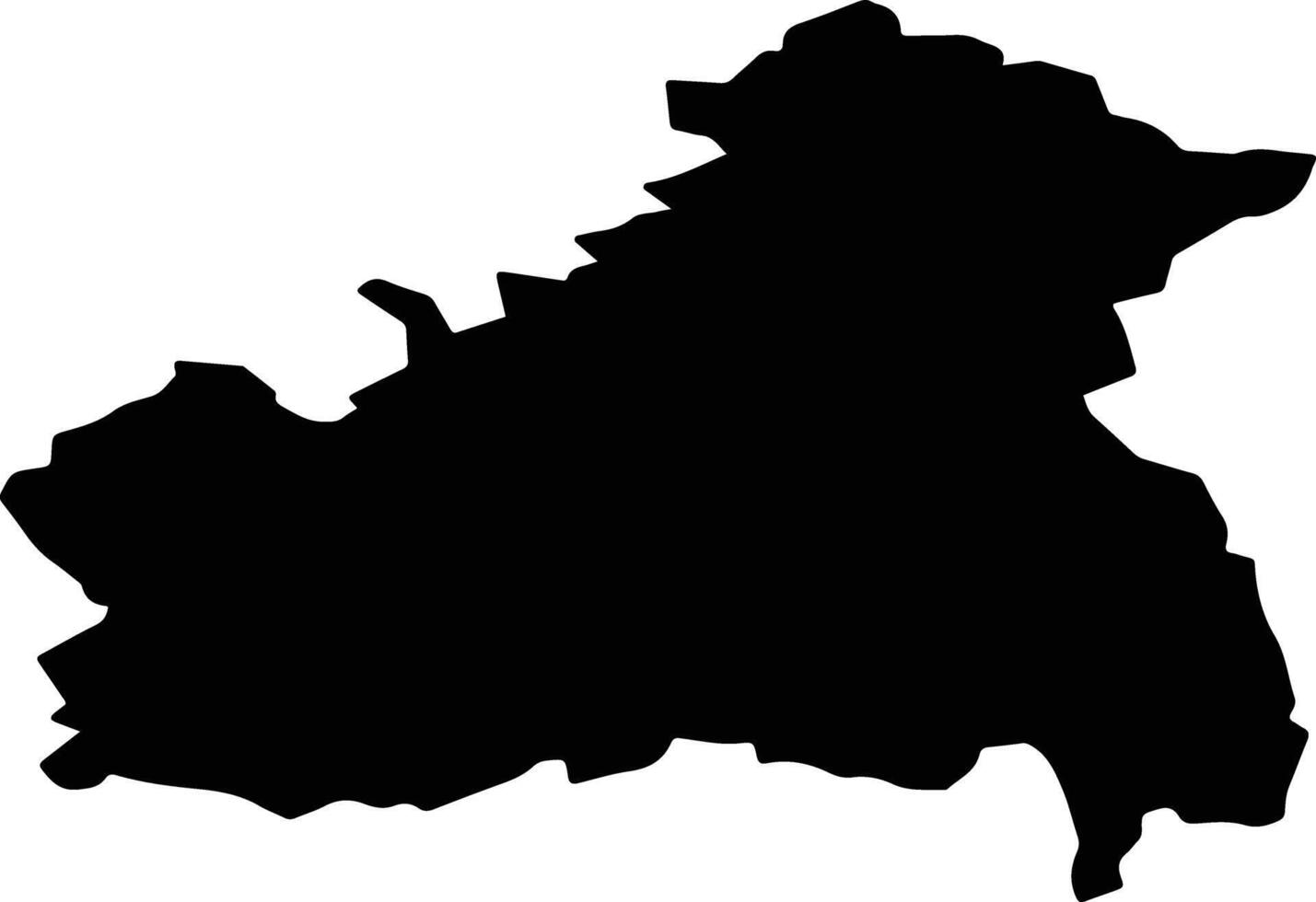 ROSCREA TEMPLEMORE LEA 4 Ireland silhouette map vector