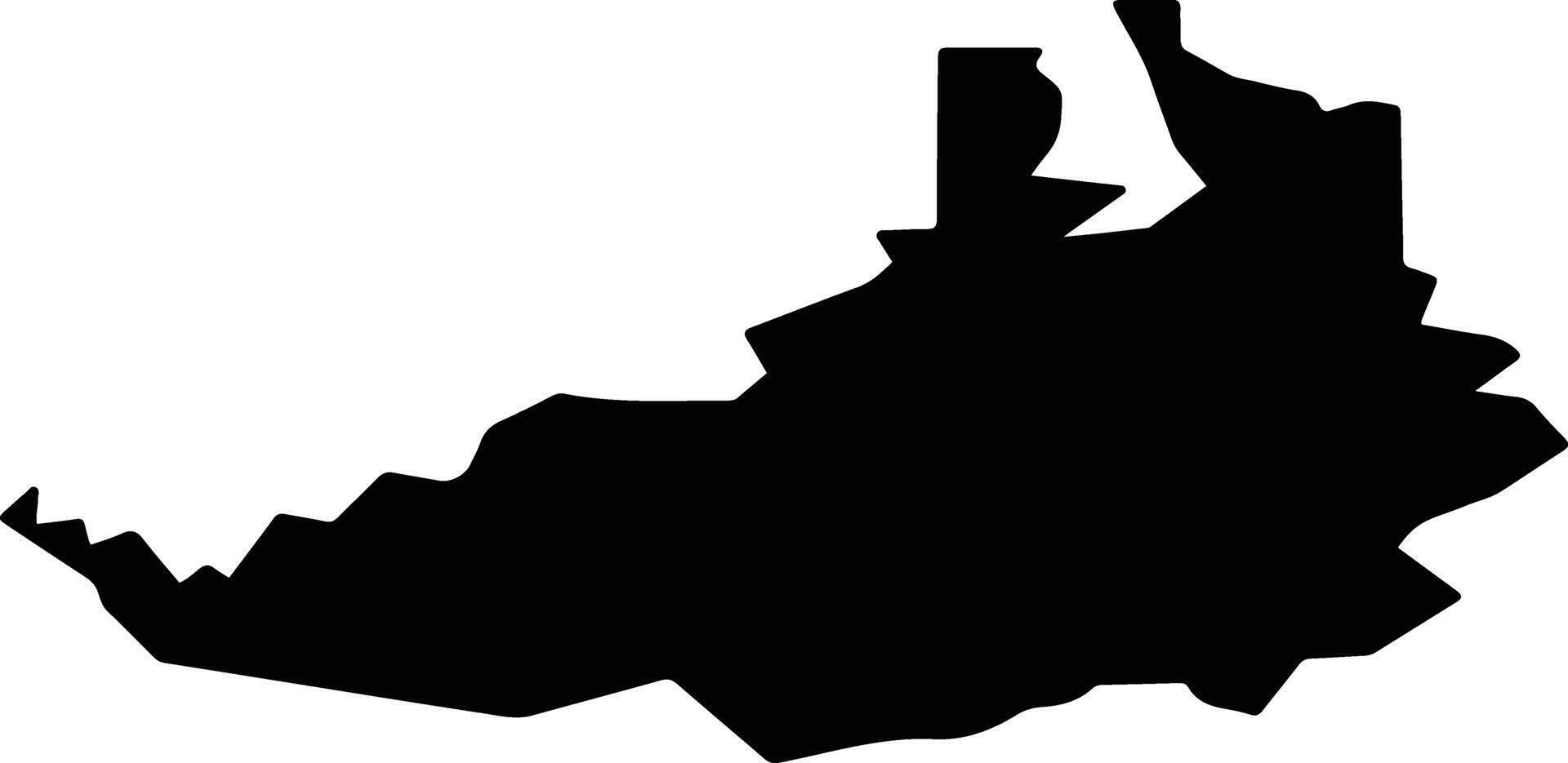 Rostov on Don Russia silhouette map vector