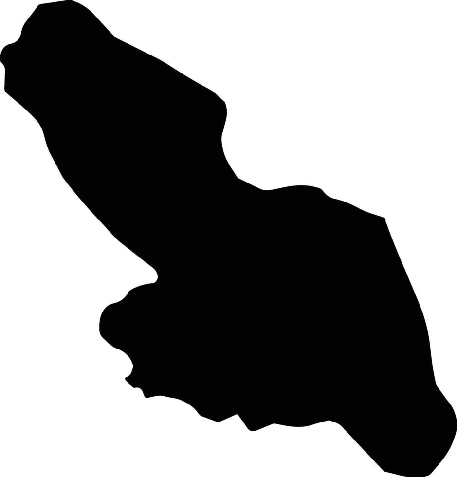 Rostam Iran silhouette map vector
