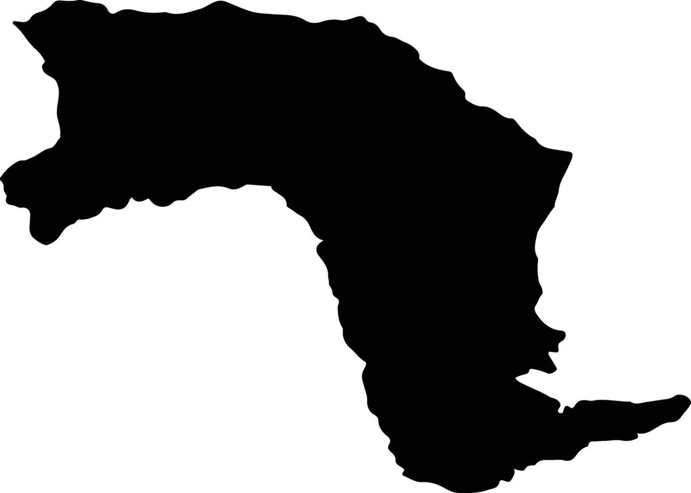RUCAR Romania silhouette map vector