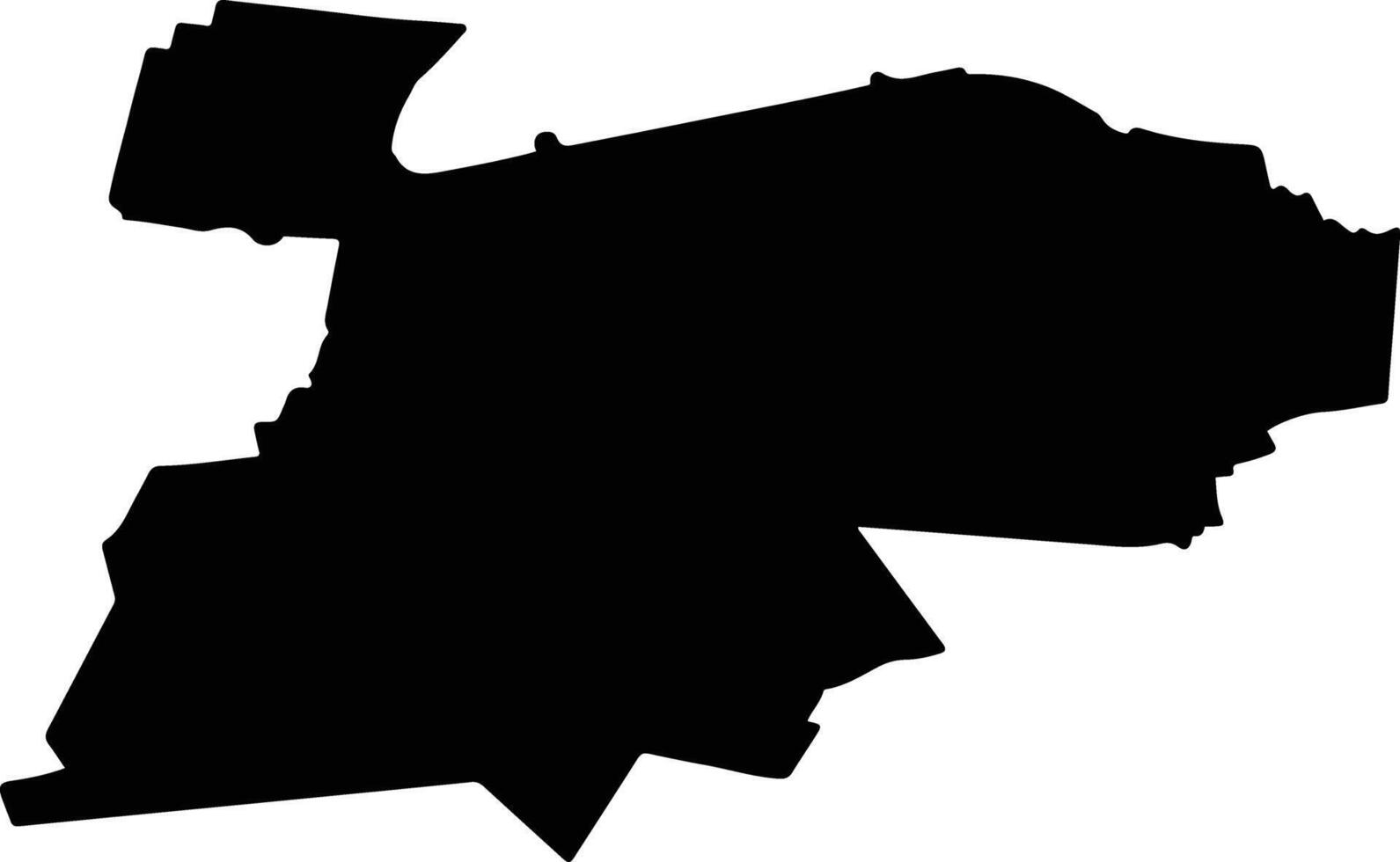 Rucphen Netherlands silhouette map vector