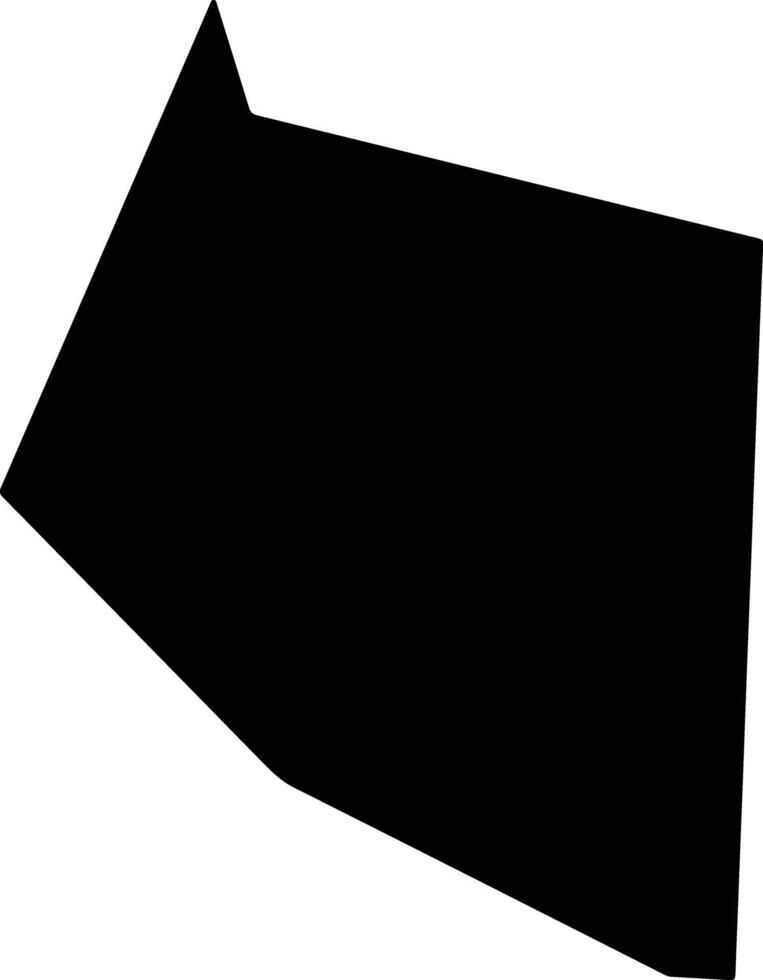 Rud Al Farag Egypt silhouette map vector