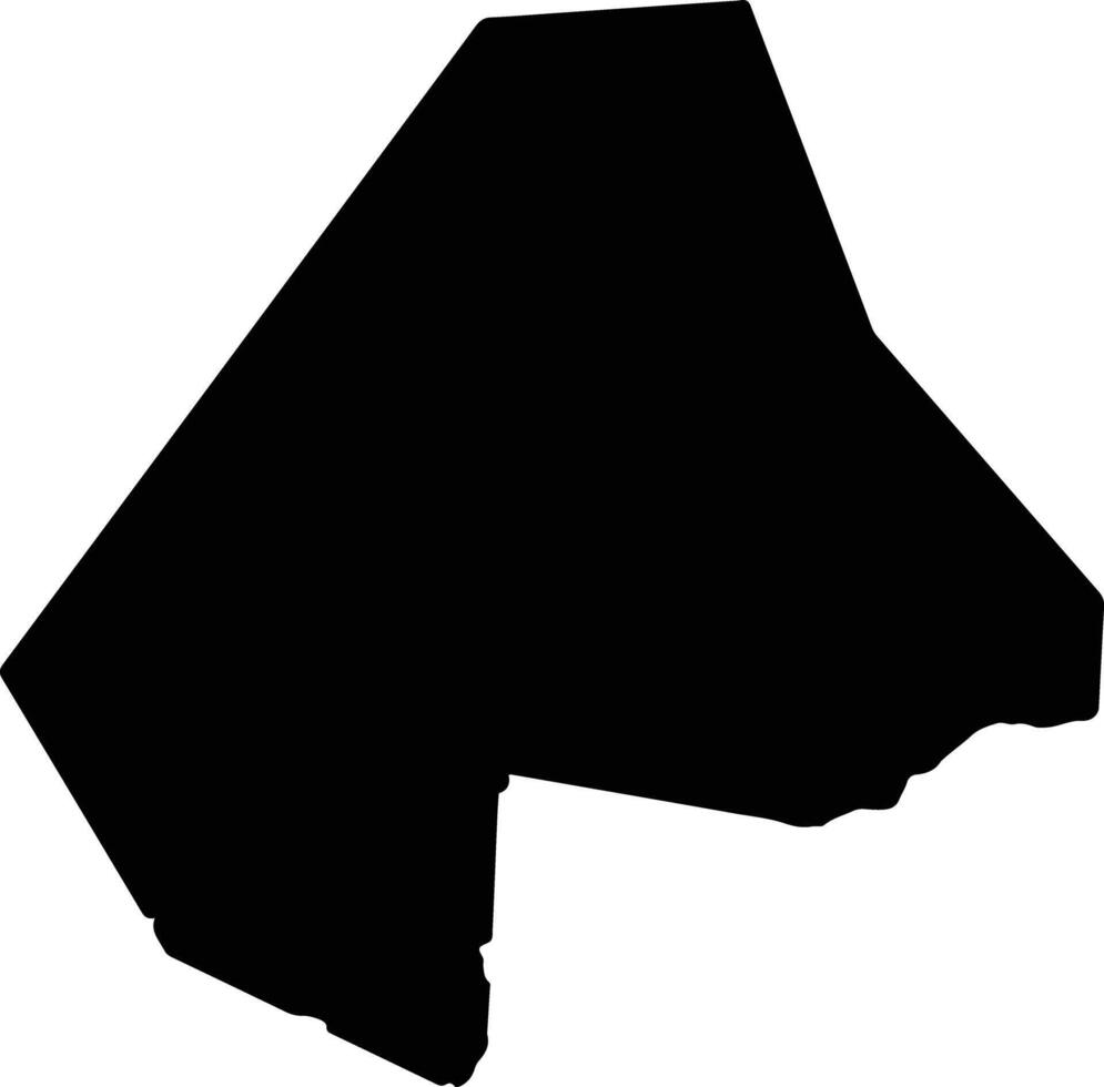 Rudozem Bulgaria silhouette map vector