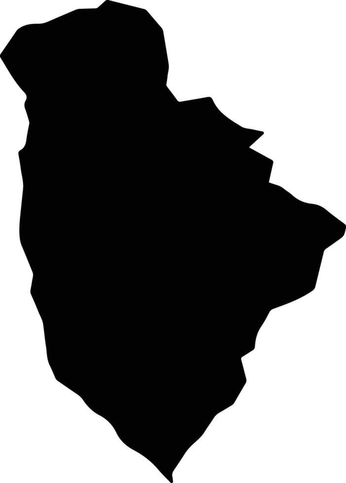 Ruepisa Bhutan silhouette map vector