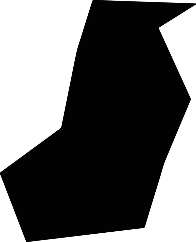 Ruyangshi China silhouette map vector