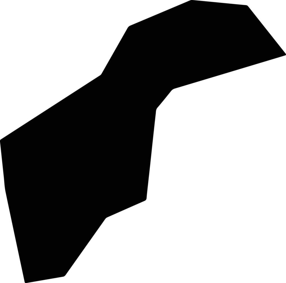 Ruzhinsi Bulgaria silhouette map vector
