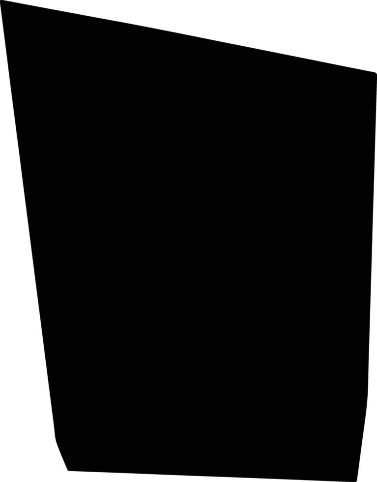 Sabahiya Kuwait silhouette map vector