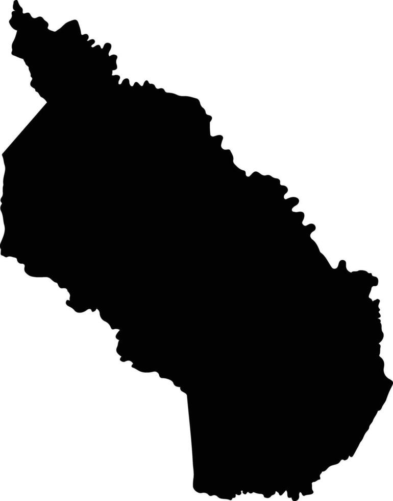 Sabana De Torres Colombia silhouette map vector