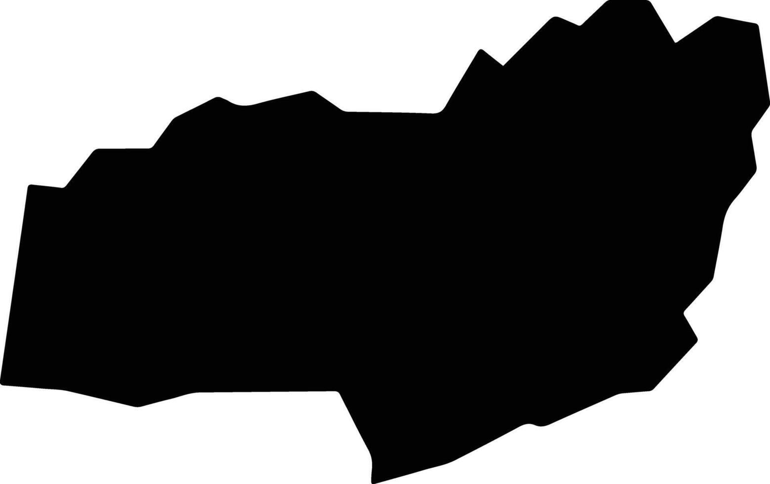 Sabatia Kenya silhouette map vector