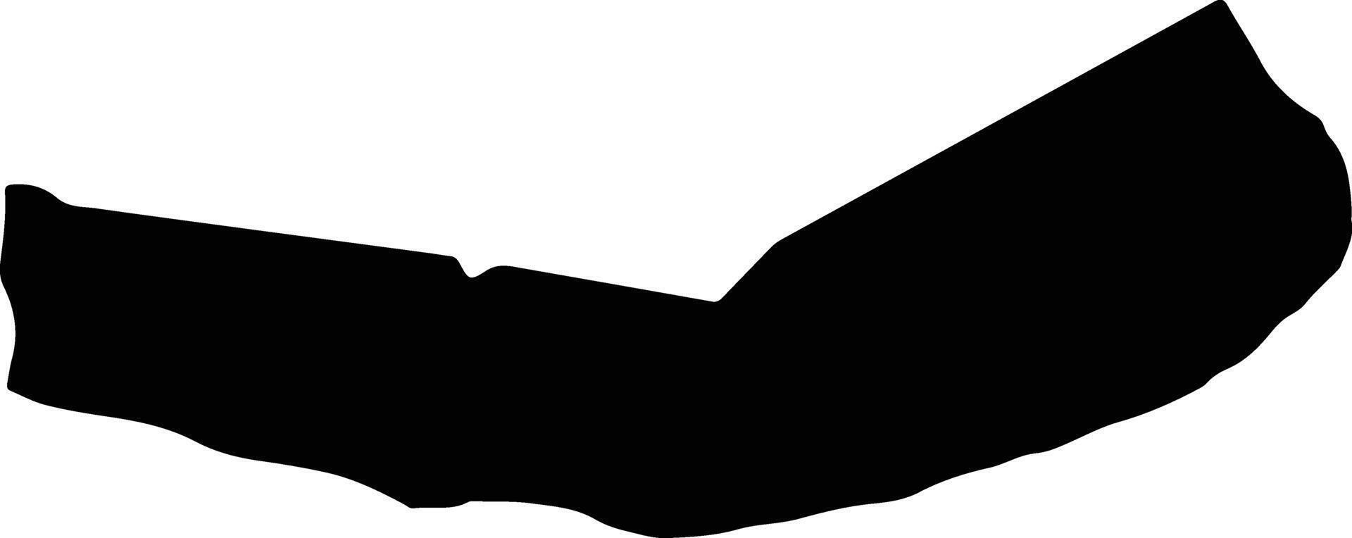 Sabha Jordan silhouette map vector