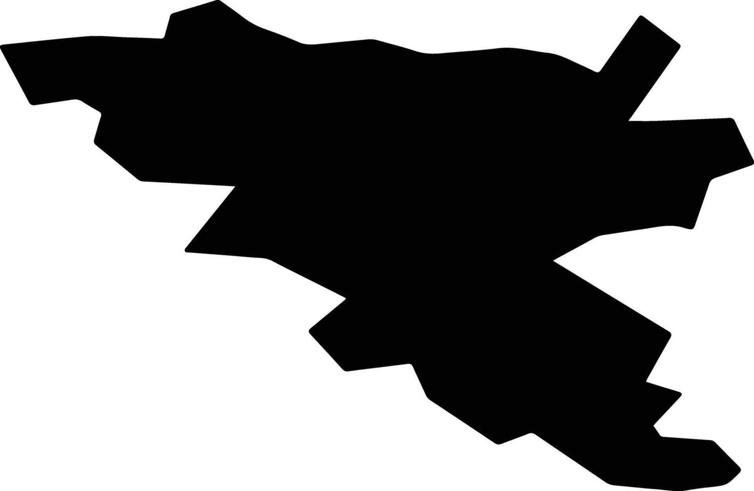 Sabile Latvia silhouette map vector