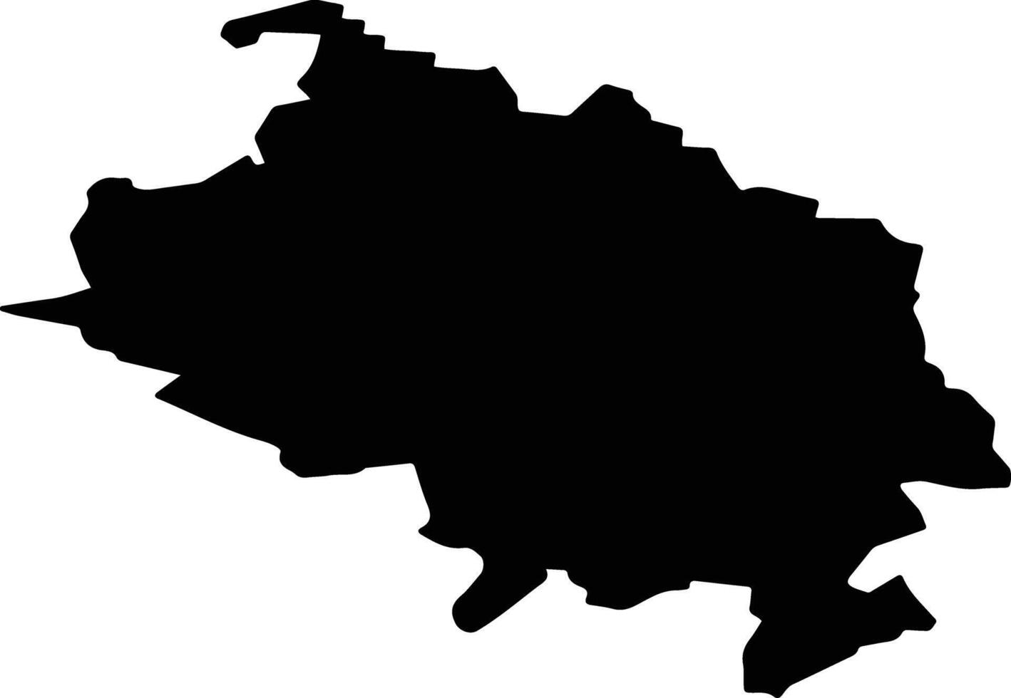 Sabinsky District Russia silhouette map vector