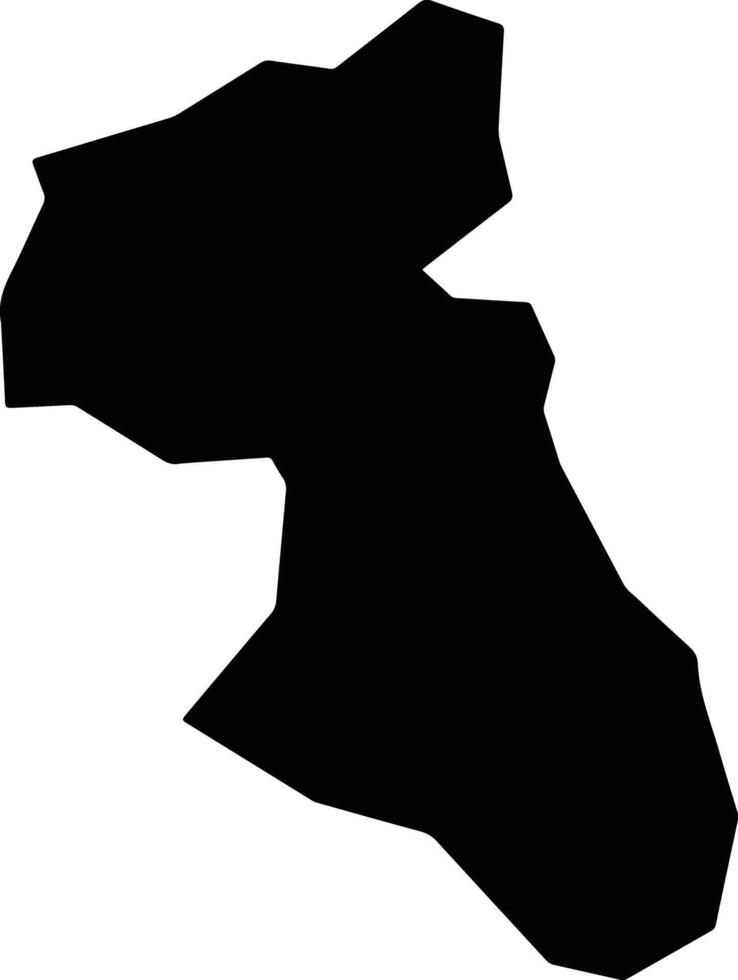 Sabuwa Nigeria silhouette map vector