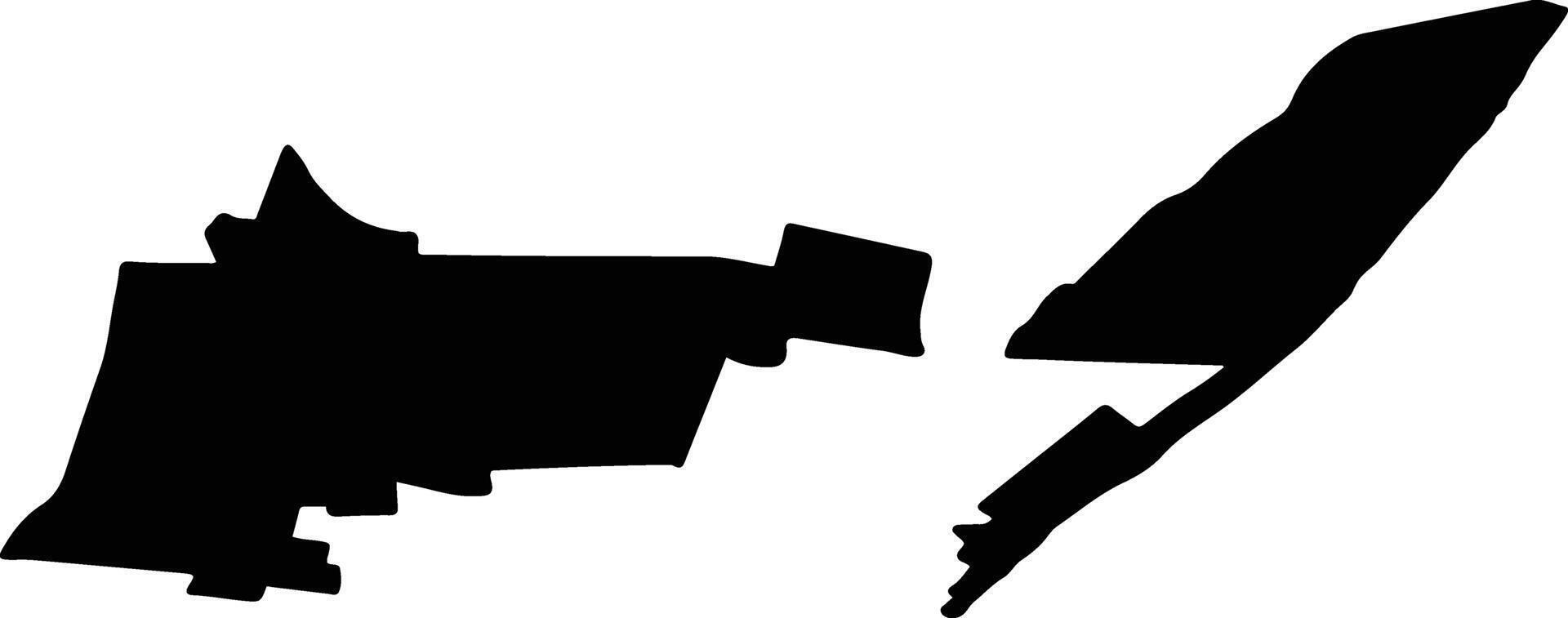 SACELE Romania silhouette map vector