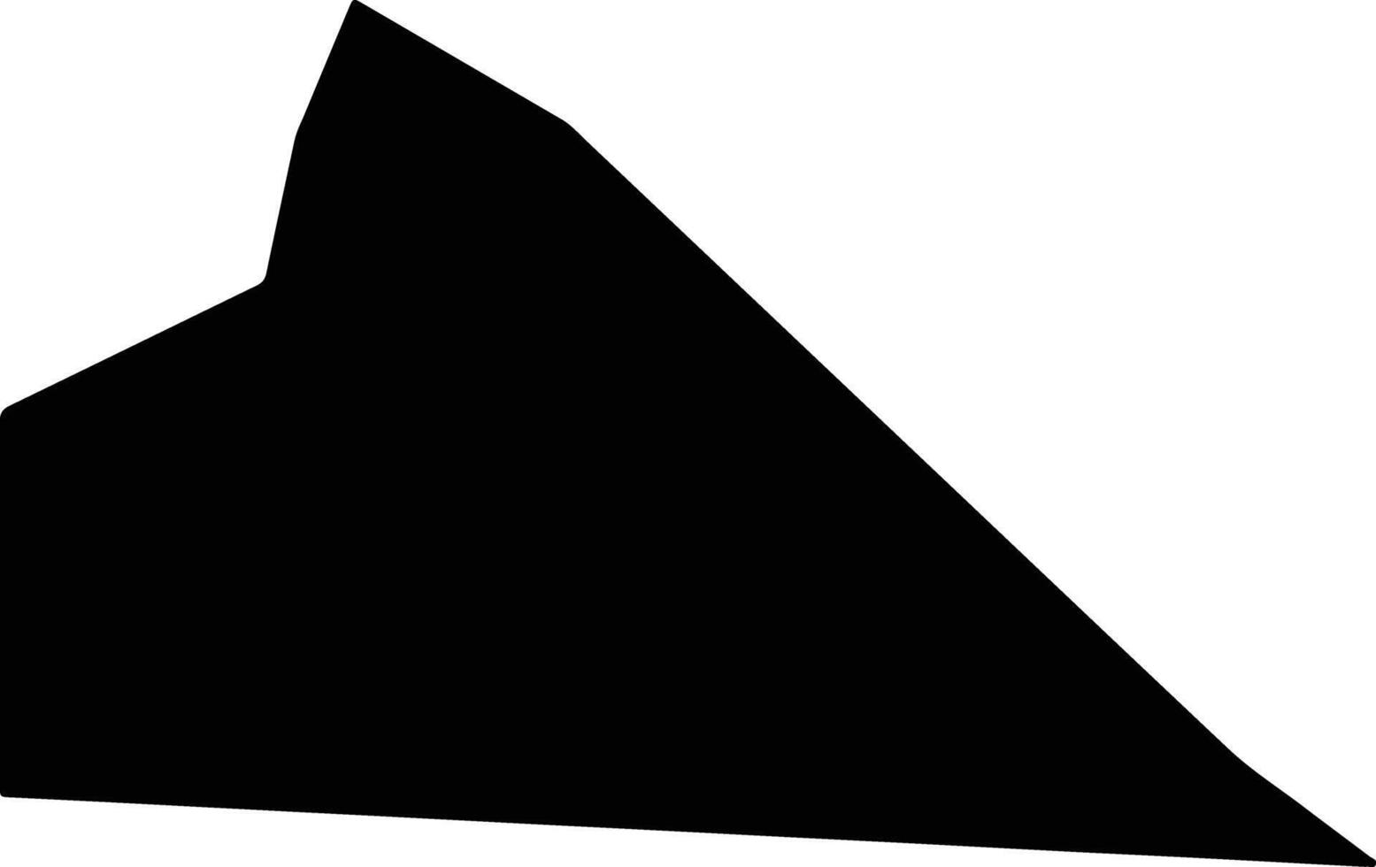 SAKOW Somalia silhouette map vector