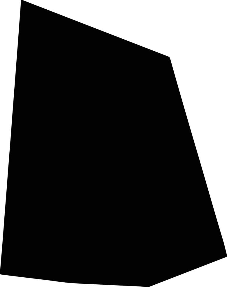 Saku Kenya silhouette map vector