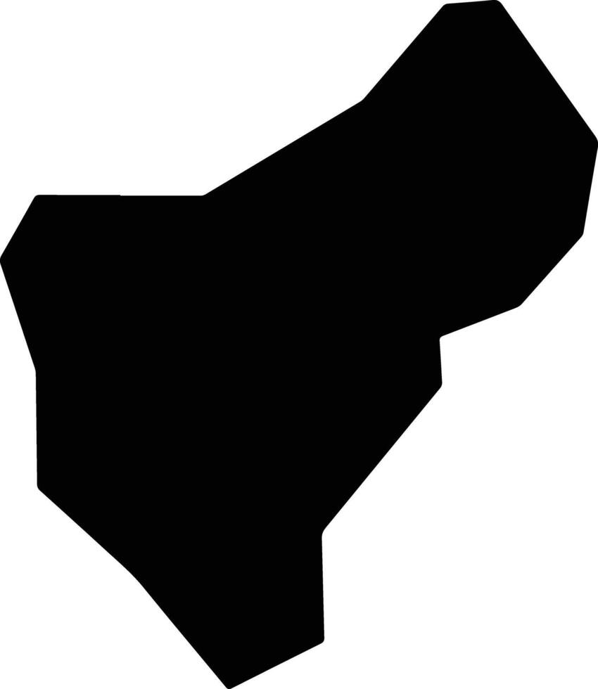 Sakurai Japan silhouette map vector