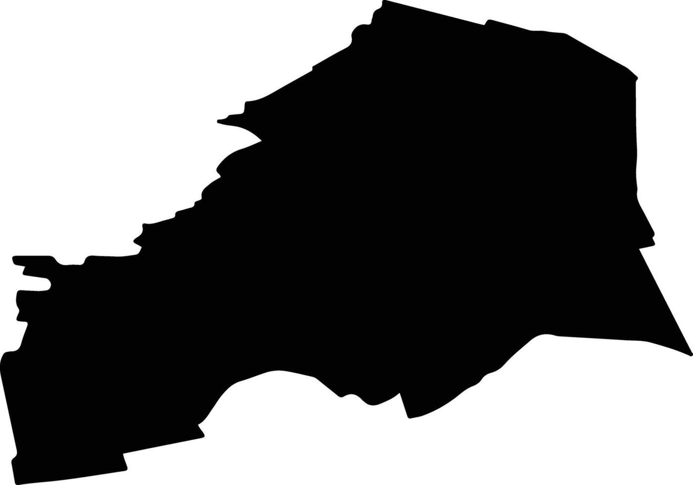 SALACEA Romania silhouette map vector