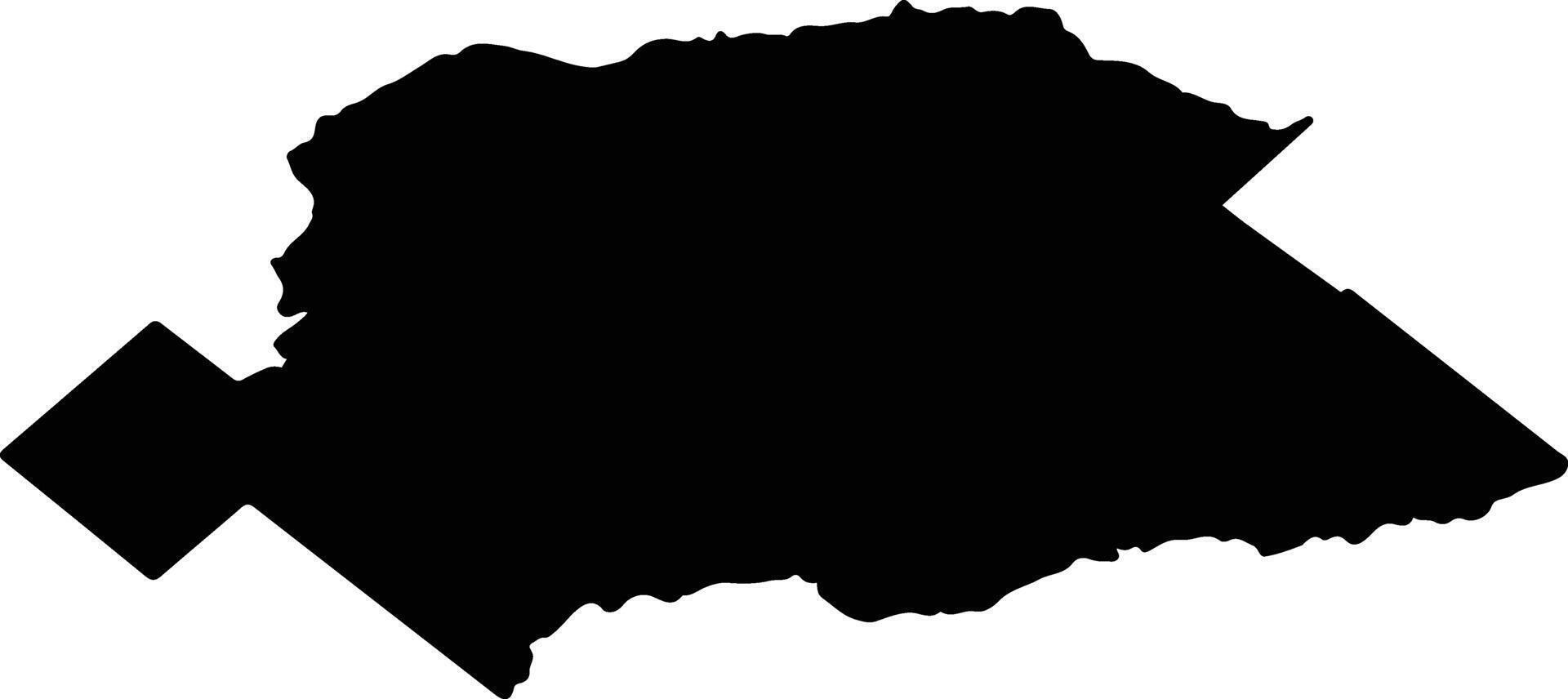 Saladillo Argentina silhouette map vector