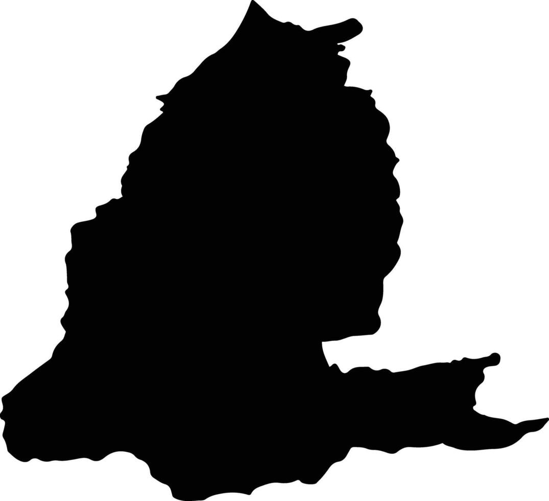 SALASU DE SUS Romania silhouette map vector