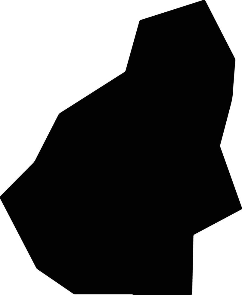 Salete Brazil silhouette map vector