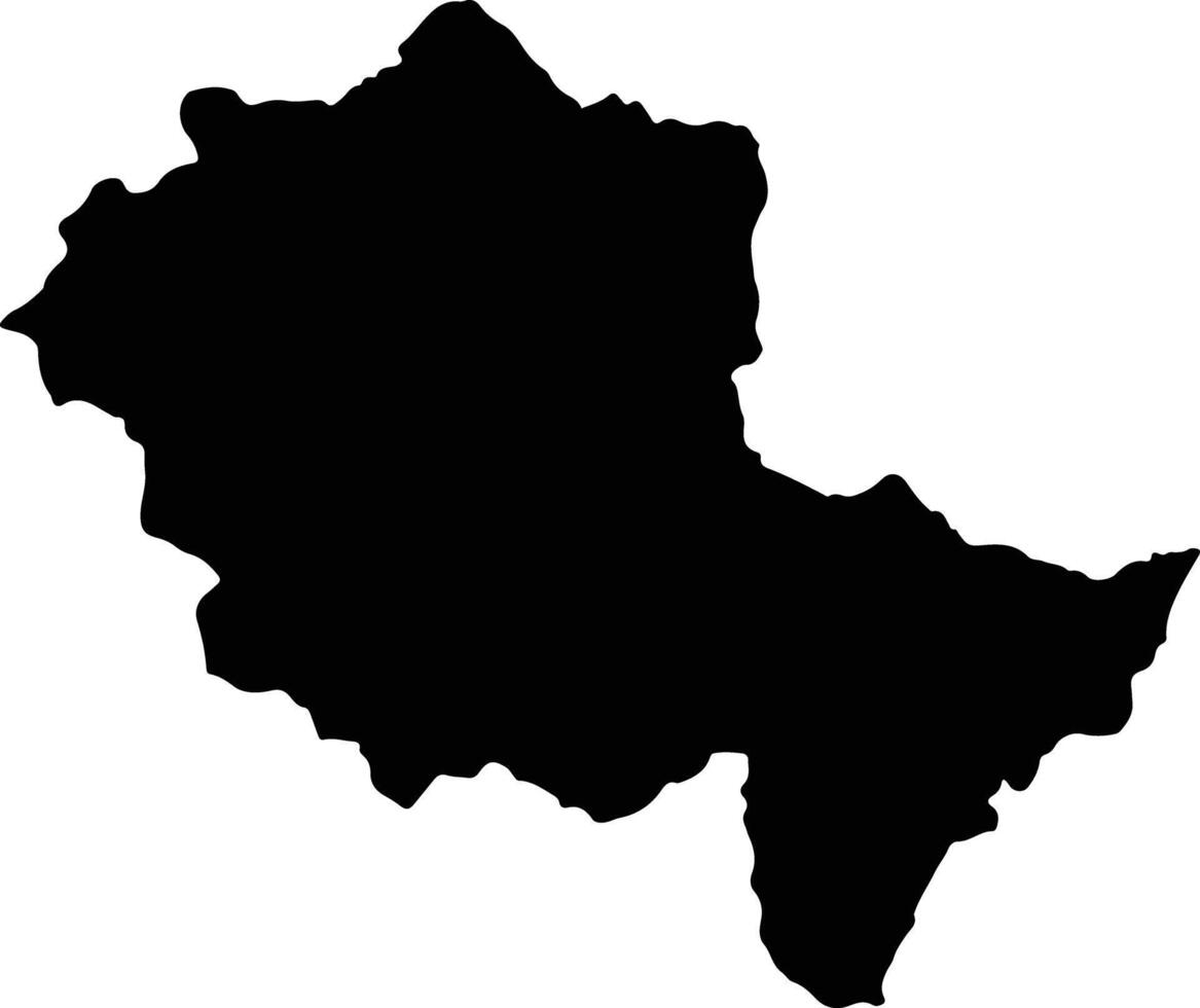 Salgar Colombia silhouette map vector