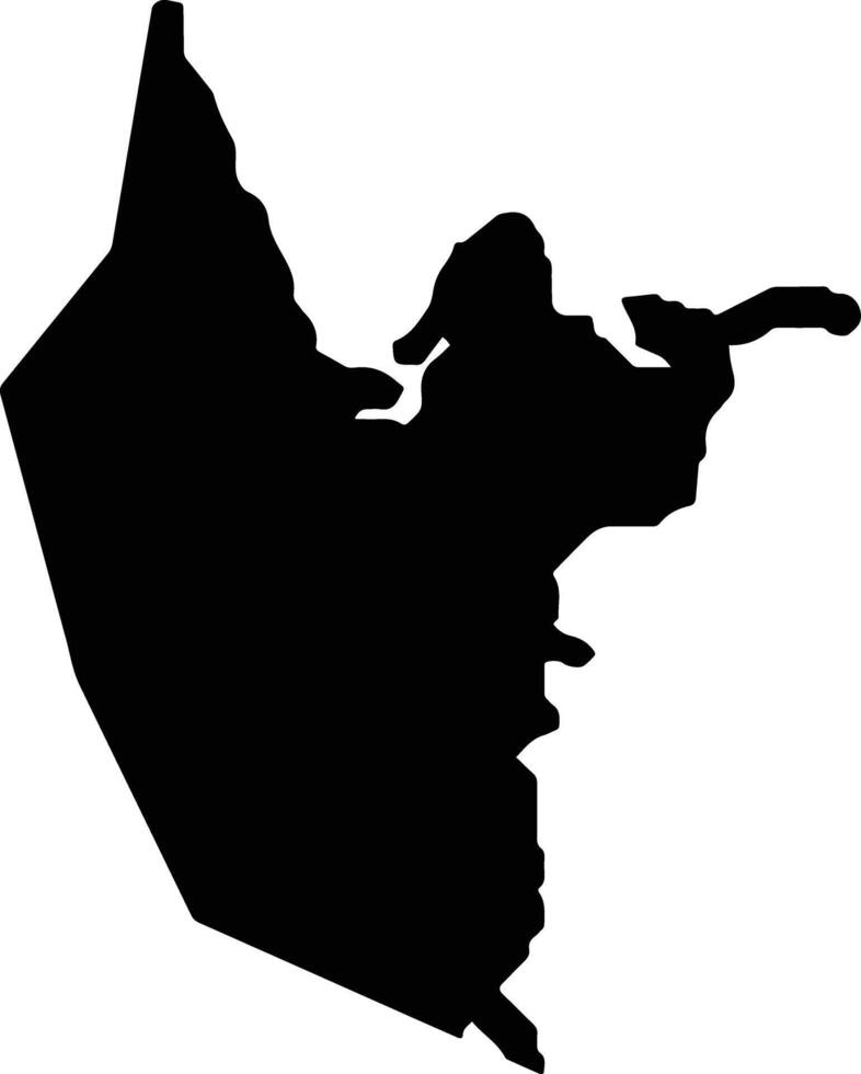 Salinas da Margarida Brazil silhouette map vector