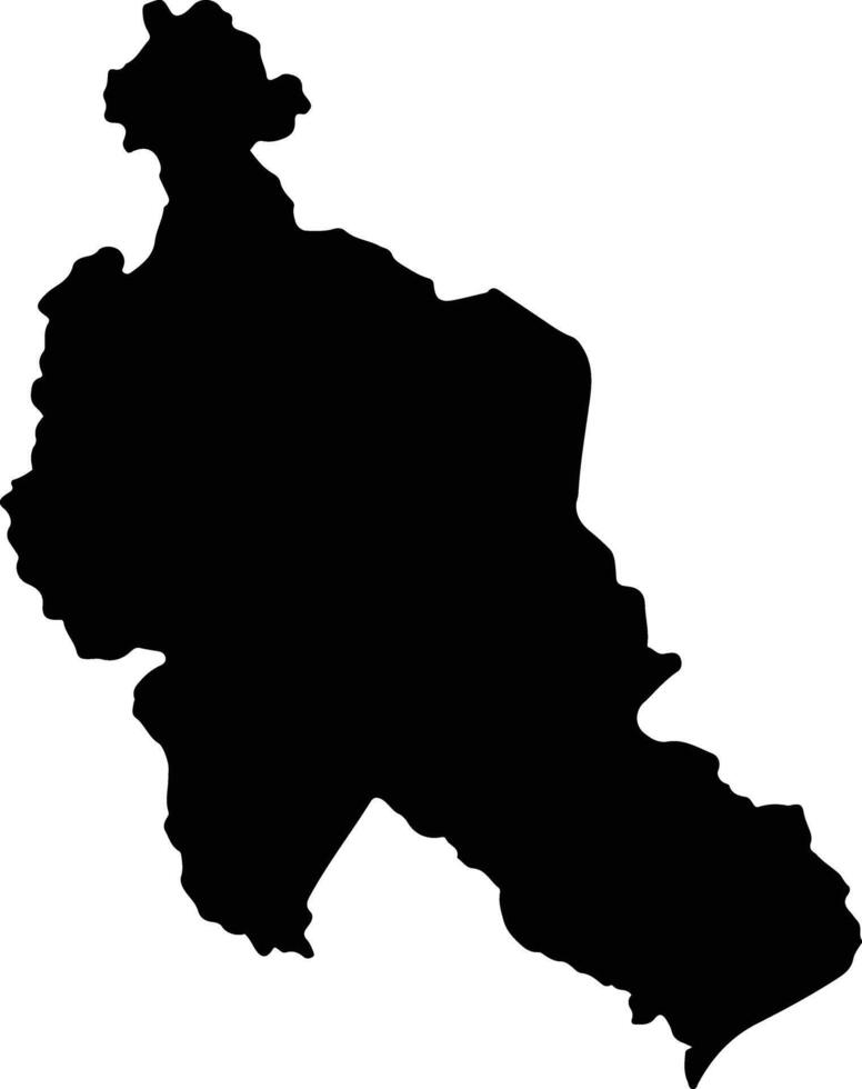 Salitre Ecuador silhouette map vector