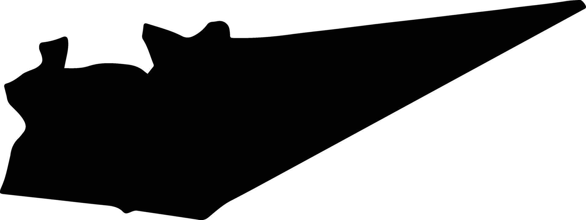 Salkhad Syria silhouette map vector