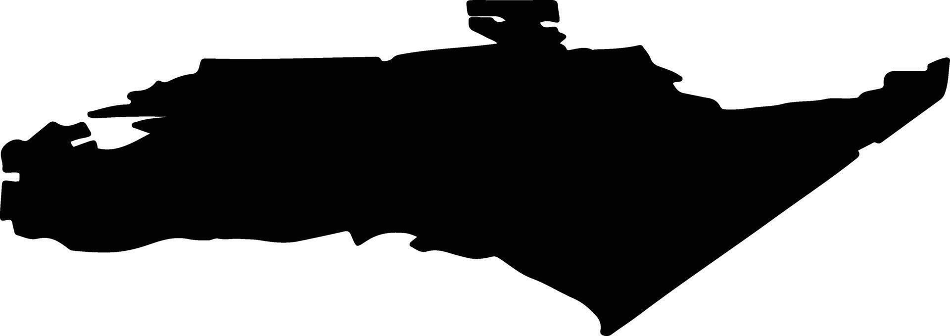 Salnavas pag Latvia silhouette map vector