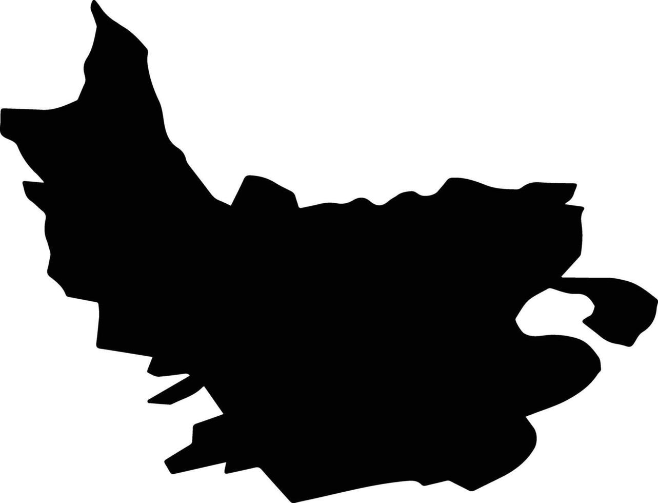 SALSIG Romania silhouette map vector