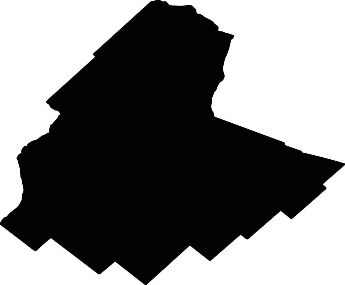 Salto Argentina silhouette map vector