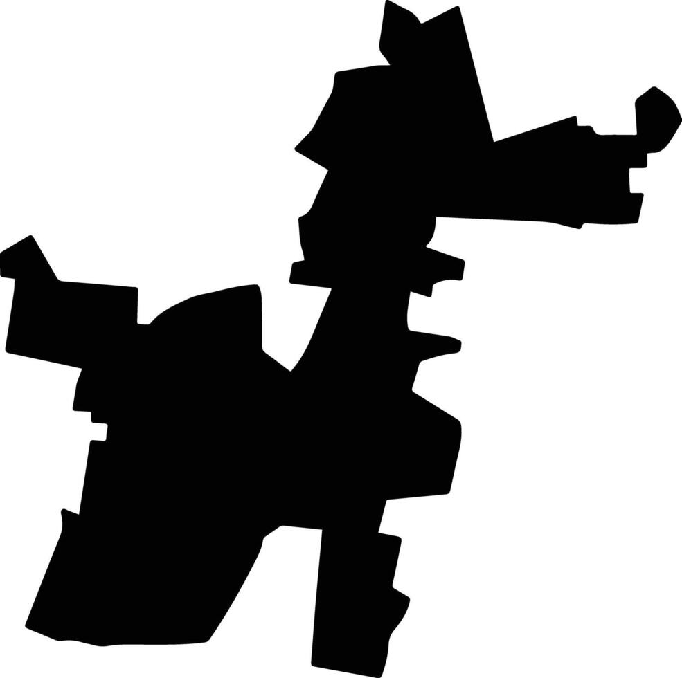 Samahil Mexico silhouette map vector
