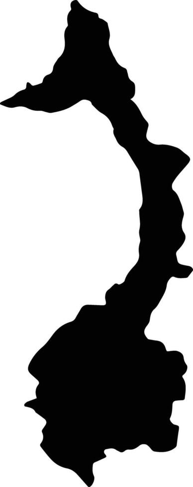 Samakkhixay Laos silhouette map vector