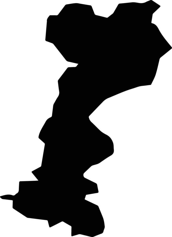 Samannud Egypt silhouette map vector