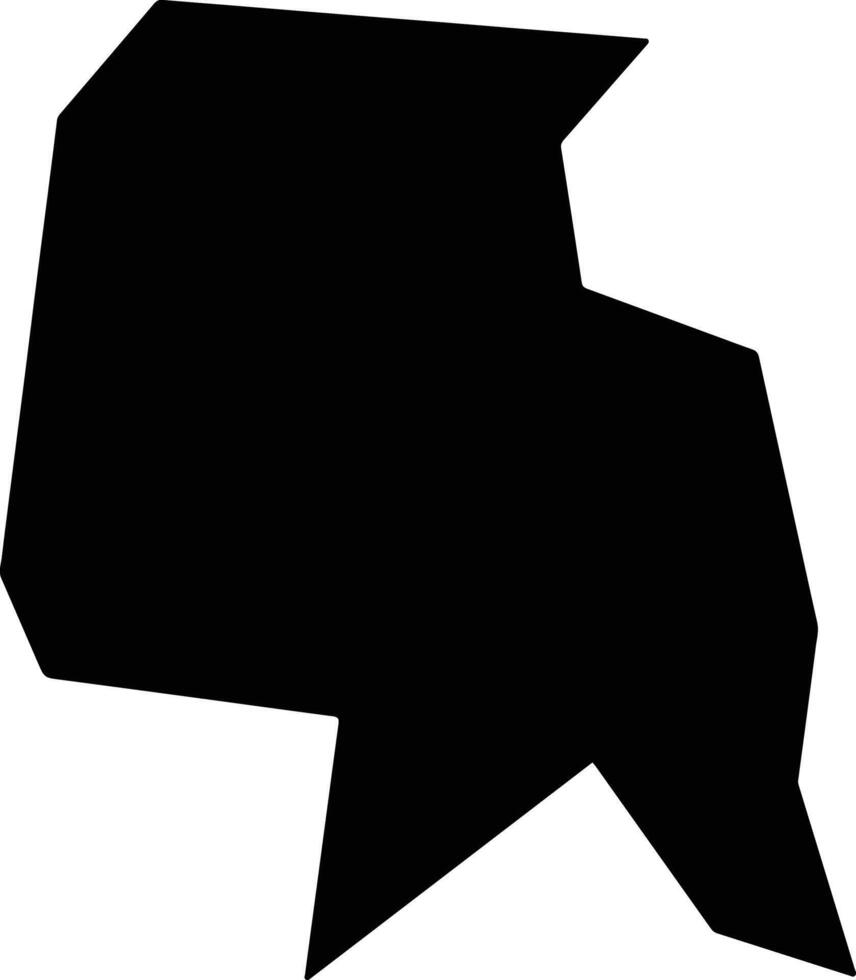 Samayac Guatemala silhouette map vector