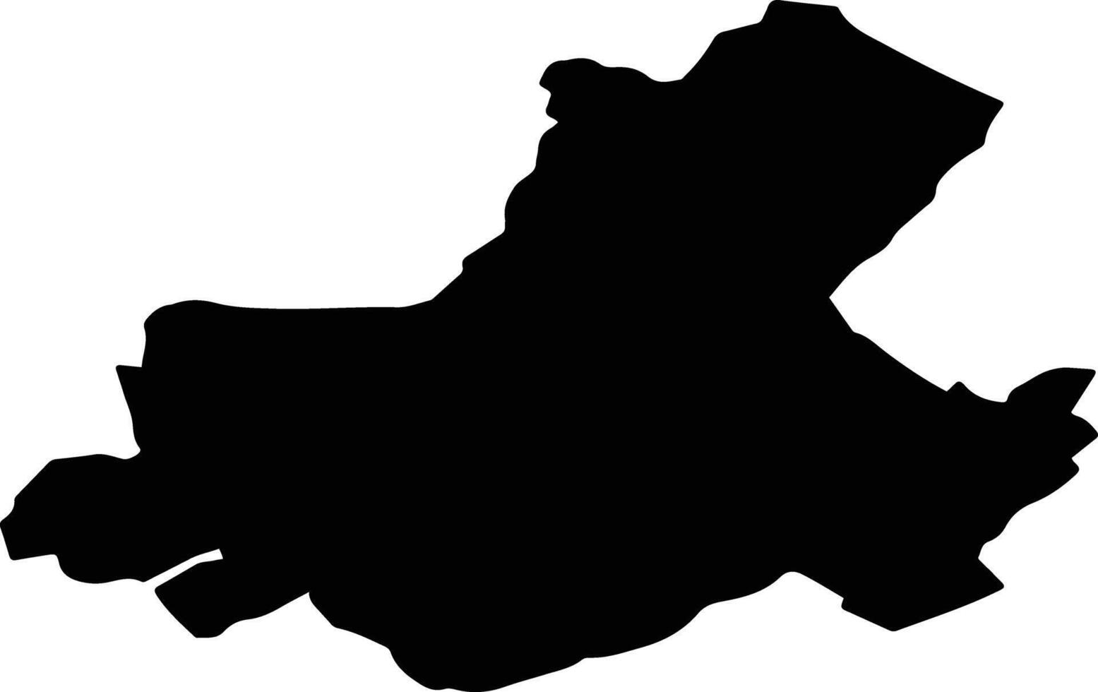 SAMBURESTI Romania silhouette map vector