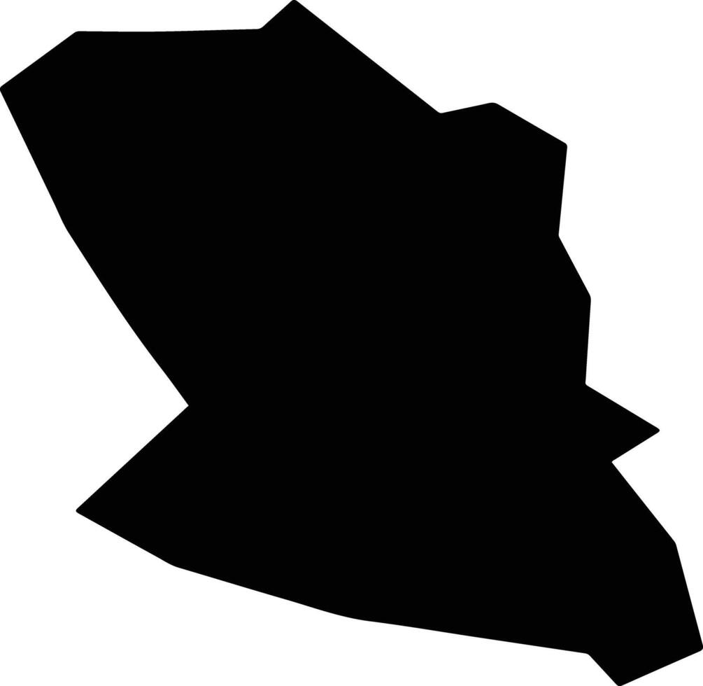 Samegawa Japan silhouette map vector