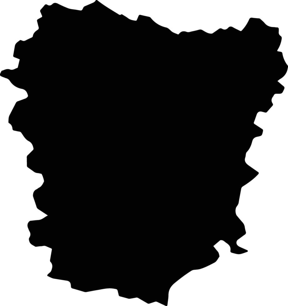 Samli India silhouette map vector
