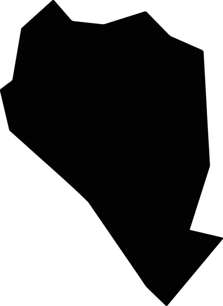 Sampson United States silhouette map vector