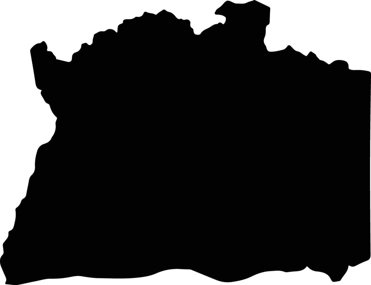 Samraong Cambodia silhouette map vector