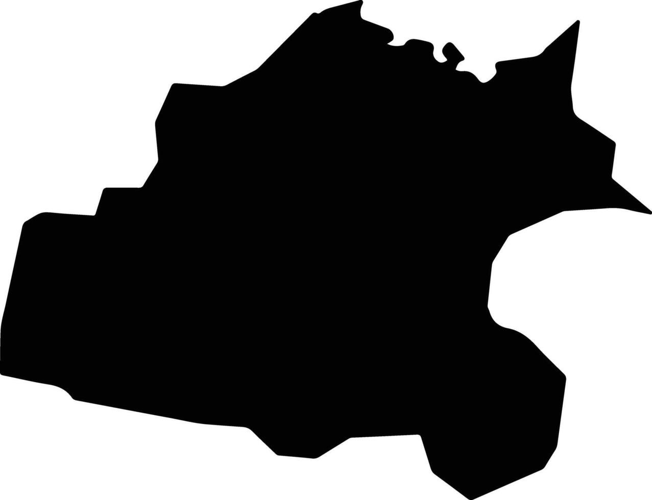 Samsu North Korea silhouette map vector