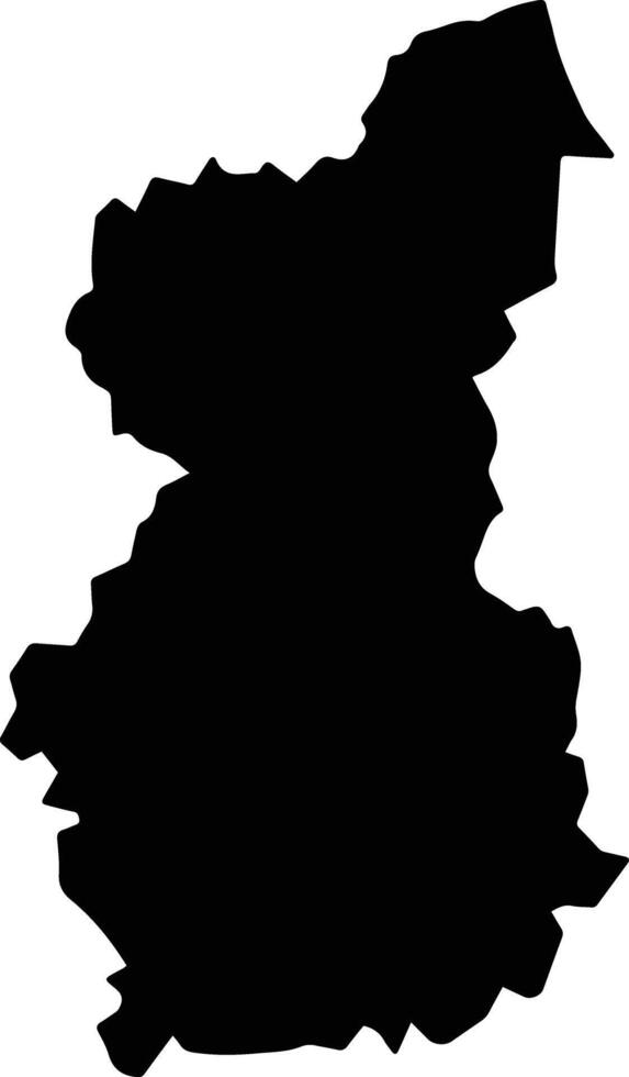 San Baltazar Loxicha Mexico silhouette map vector