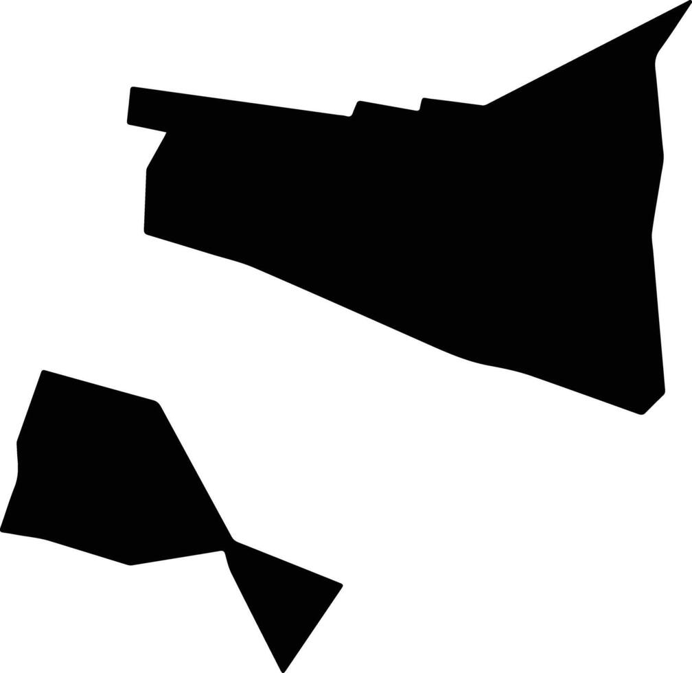 San Bartolo Coyotepec Mexico silhouette map vector