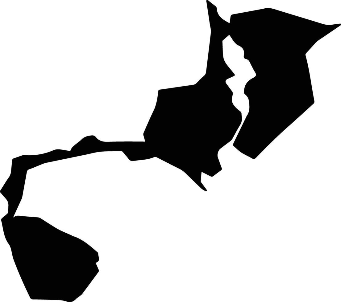 San Bartolo Soyaltepec Mexico silhouette map vector