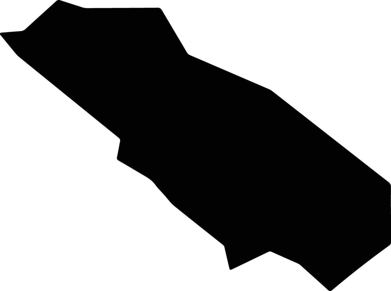 San Benito United States silhouette map vector