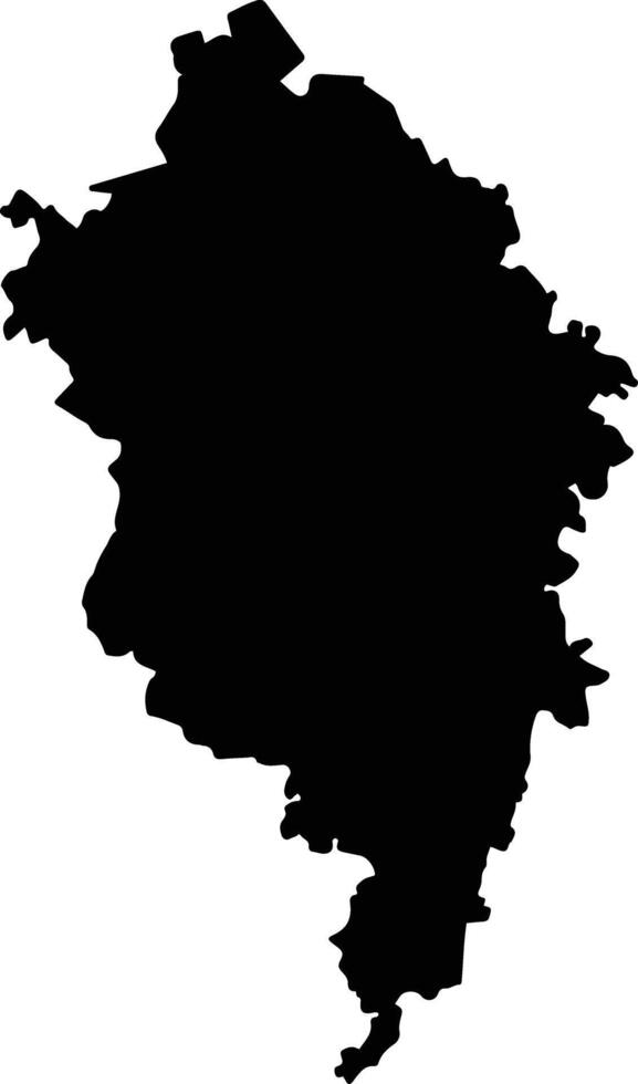 San Carlos Colombia silhouette map vector