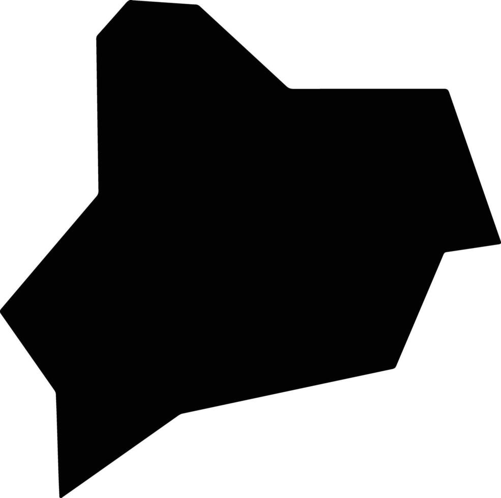 San Carlos El Salvador silhouette map vector