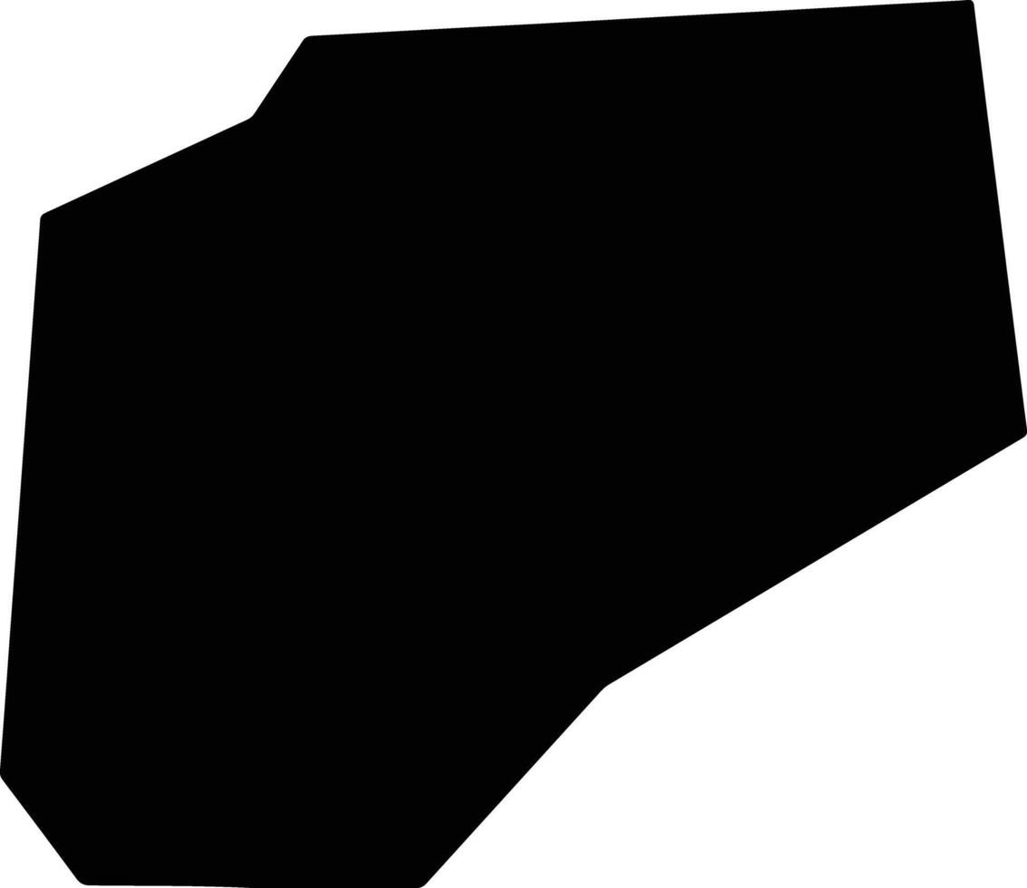 San Cristobal El Salvador silhouette map vector